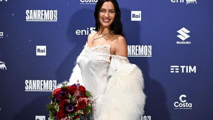 Irina Shayk, una diva a Sanremo: “Sono qui per celebrare l’amore”