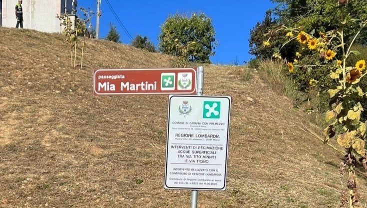 Cavaria (Varese): inaugurata la "Passeggiata Mia Martini"