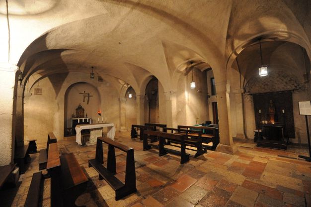 Norcia, le immagini dell'interno della Basilica di San Benedetto 