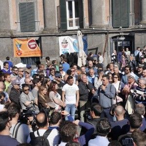 Sit-in in piazza per Ciro<br />"Non vendetta ma giustizia"