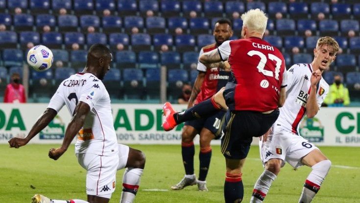 Cagliari-Genoa 0-1: Shomudorov firma il colpo dei liguri