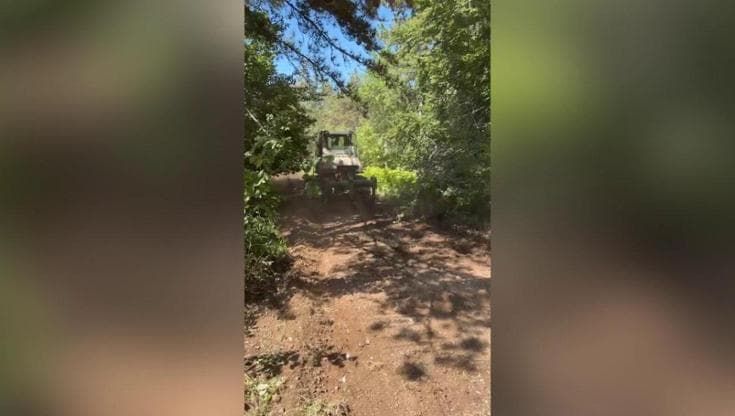 Abruzzo, sotto controllo l'incendio sul Monte Morrone: la creazione delle linee tagliafuoco