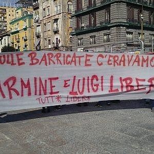 Scontri di Fuorigrotta, scarcerati i due manifestanti arrestati
