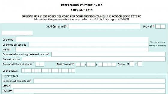Referendum costituzionale, la guida al voto per gli italiani all'estero