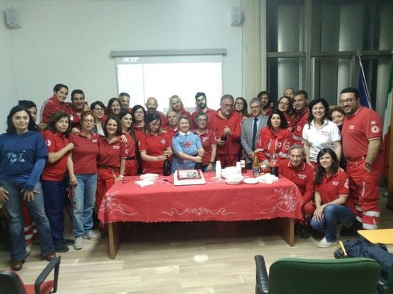 Palermo, i volontari della Croce Rossa festeggiano il fondatore Henry Dunant