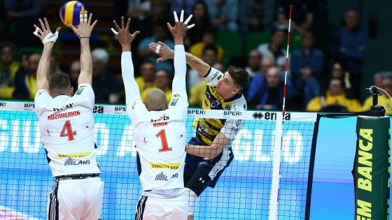 Volley, playoff Superlega: Modena domina Milano e fa sua gara 1 dei quarti