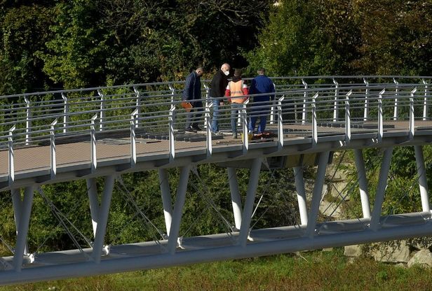 Ponte della Navetta: tecnici al lavoro - Foto