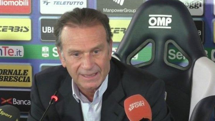 Serie B, Brescia: Cellino stile presidente del Borgorosso. Espulso l'allenatore, in panchina ci va lui 