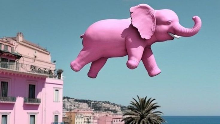 Eddy Anselmi al Festival: “Una volta se facevi Sanremo ti davano del terrapiattista, ora piace pure il mio elefante rosa”