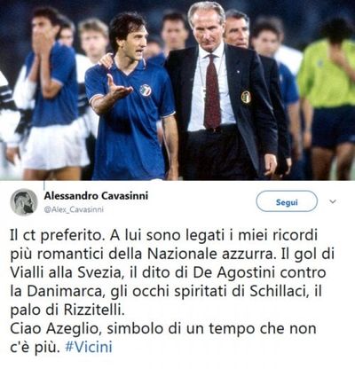 Addio ad Azeglio Vicini, i momenti che tutti ricordiamo di Italia 90