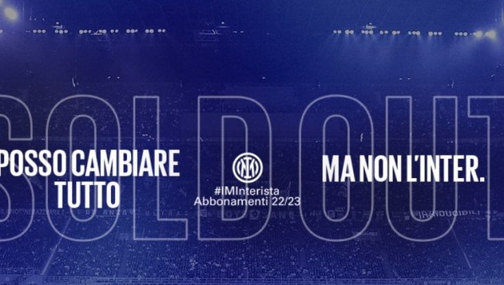 Inter, abbonamenti sold out: vendute 40mila tessere