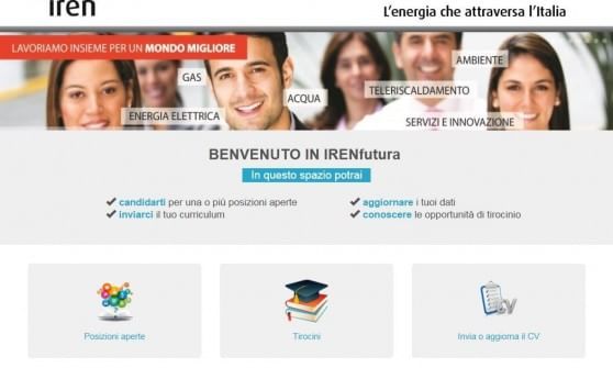 IRENfutura, un portale per 200 assunzioni in due anni