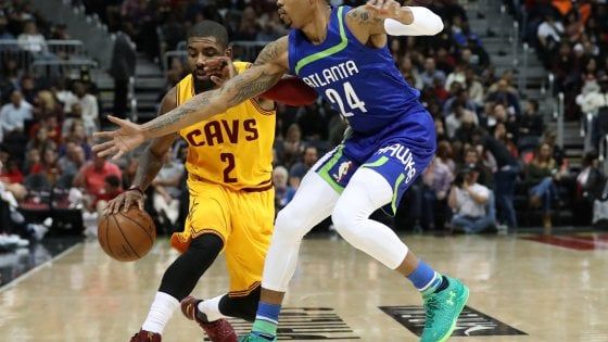 Basket, Nba: LeBron e Irving asfaltano Atlanta, è record di triple per Cleveland