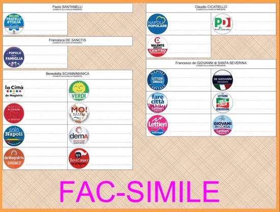 Elezioni comunali, ecco le schede per le dieci municipalità