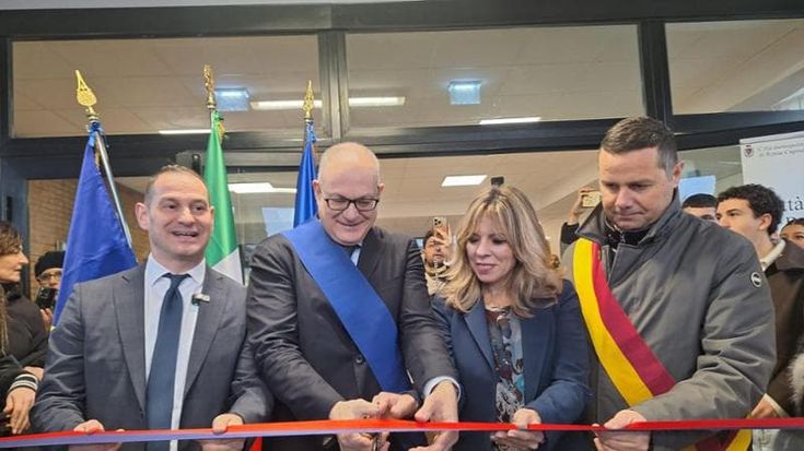Gualtieri inaugura l’istituto Teresa Gullace Talotta riqualificato dopo l’incendio doloso
