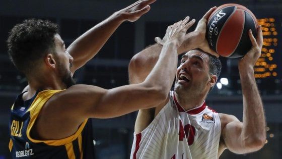 Basket, Eurolega: l'Olimpia cade a Mosca, Khimki-Milano 87-79