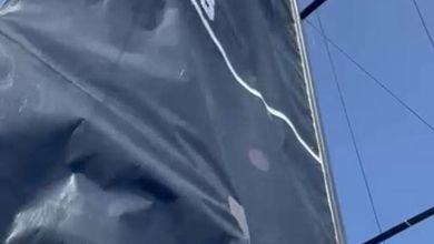 A bordo di Hatari durante il Mondiale Swan 50