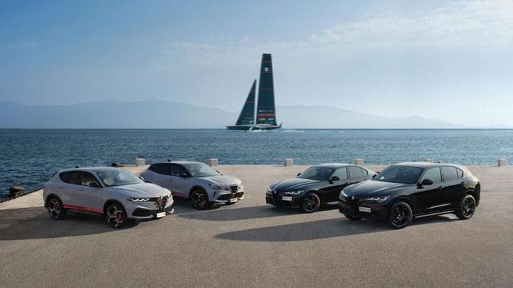 Junior, Tonale, Giulia e Stelvio si vestono con i colori e i materiali ispirati all’America’s Cup.