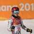 PyeongChang 2018, l'incredulità sul volto di Ester Ledecka dopo la vittoria nel SuperG: 