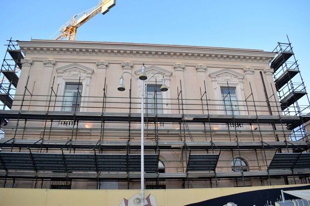 Bari, svelata la facciata dell'ex Mercato del pesce