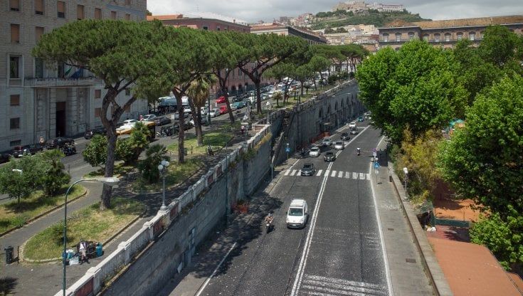 Napoli, nuovo dispositivo di traffico in via Cesario Console