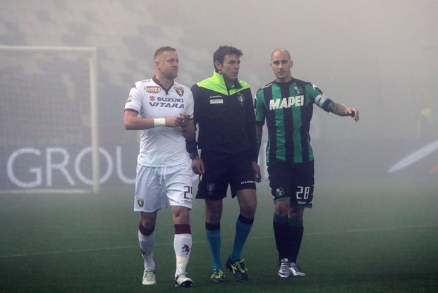 Sassuolo-Torino rinviata per nebbia