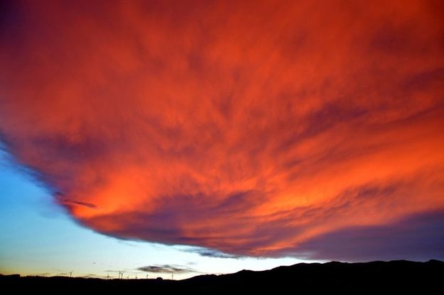 Contursi Terme, mille sfumature di rosso dopo il temporale