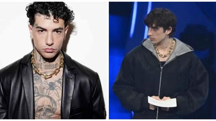 Tony Effe furioso perché la Rai gli fa togliere la collana: “La legge deve essere uguale per tutti. Se mi tolgono i gioielli canta Carlo Conti”