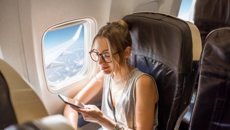 In aereo piace la tecnologia: in aumento il tasso di soddisfazione dei passeggeri