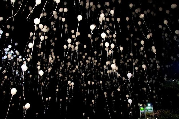 Per il Natale di Roma 2771 palloncini bianchi in cielo