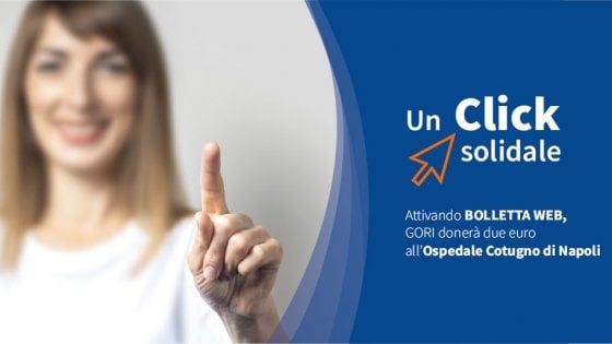 Coronavirus, Gori lancia "un click solidale"