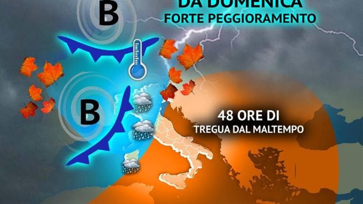 Previsioni meteo, 48 ore di tregua dal maltempo ma da domenica nuovo peggioramento