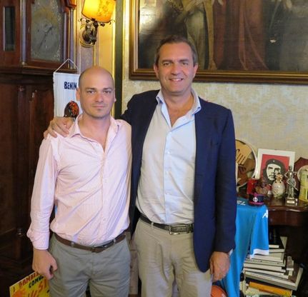 Napoli, de Magistris incontra il fratello del Che