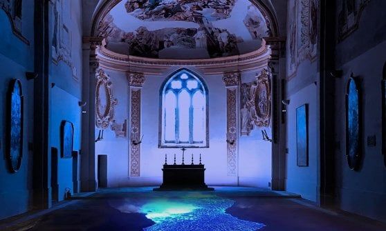 Capri, con Michelangelo Bastiani il pavimento della Certosa diventa “liquido”