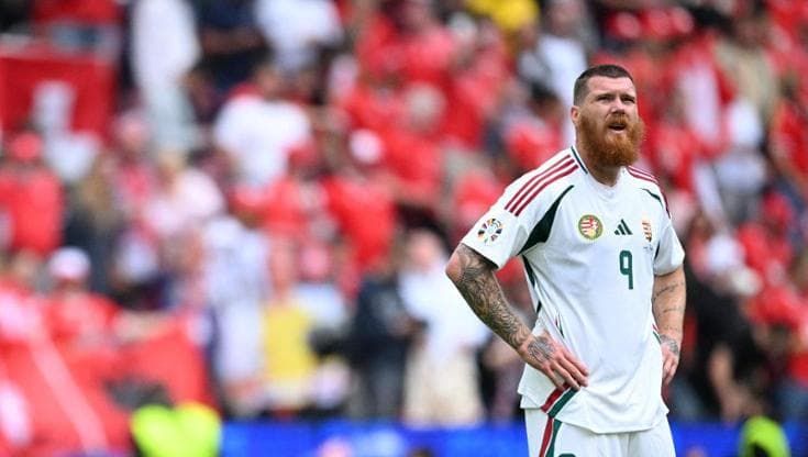 Euro 2024: l'attaccante dell'Ungheria diventa un meme sui social per il suo peso e lui risponde così al body shaming