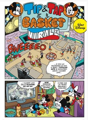 Il basket arriva su Topolino