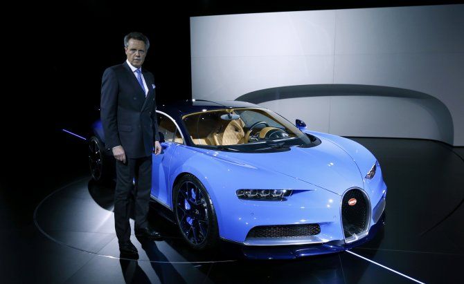 Nuova Bugatti Chiron da 420 km/h e uno 0 a 100 in 2.5 secondi