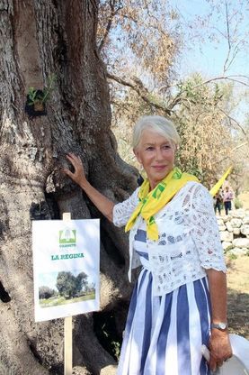 La regina Helen Mirren a difesa della regina del Salento