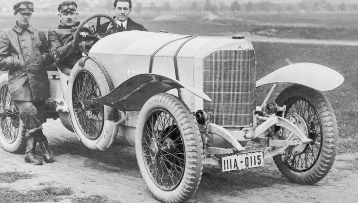Festa Mercedes, cent'anni fa la prima auto con quattro freni