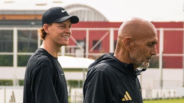 Sinner ospite della Juventus alla Continassa. Spalletti: “Nessuno sa ribaltare un match come te”