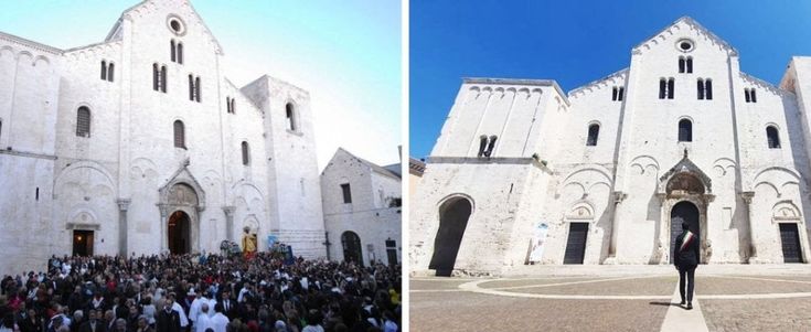 San Nicola, a Bari la festa a porte chiuse. Basilica vuota e silenzio dove c'erano 300mila persone