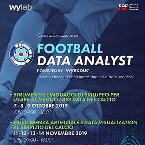 Wylab e Top-Ix lanciano il primo corso di formazione per football data analyst 