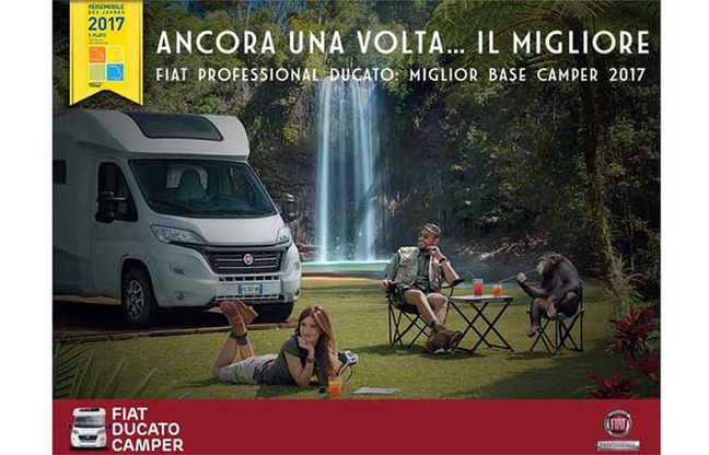 Ducato non si ferma più, suo il decimo titolo "Miglior base per i camper"