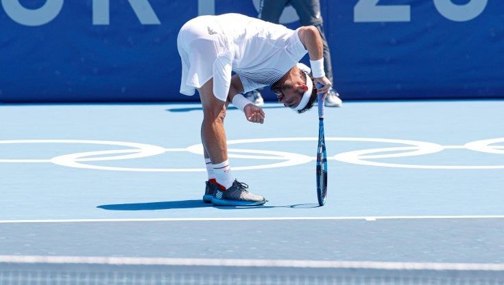 Fognini ne combina un'altra: "Sono un fr...". Poi si scusa: "Il caldo dà alla testa"