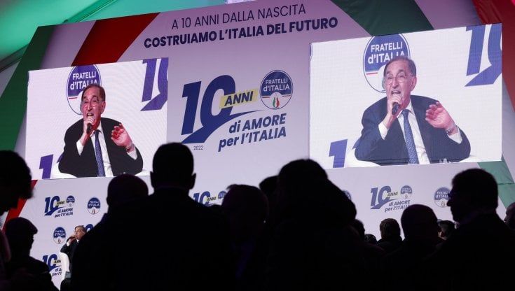 La festa di FdI, così la destra col vestito buono celebra il potere