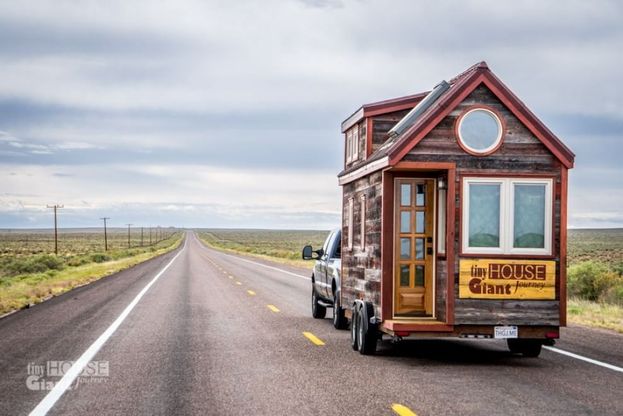 Tutto in 40 mq: la mini casa ecologica su ruote
