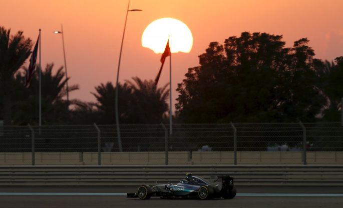 F1, Abu Dhabi, scatti d'autore