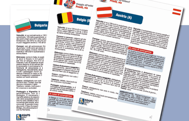 Asaps, le strade d'Europa senza segreti