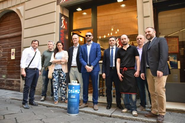 Parma, arriva Fumetto il posacenere da strada in materiale riciclato