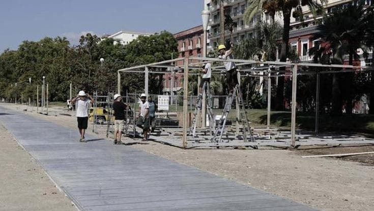 Sprint Coppa America, maxi cantiere a Chiaia per realizzare l’Arena della vela sul lungomare